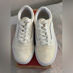 Vans girls glitter shoes size 1